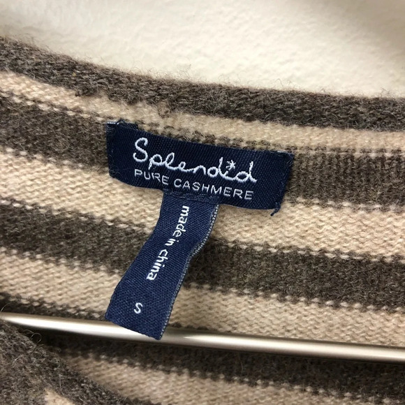 Splendid striped cashmere‎ cardigan sweater s - Picture 5 of 7